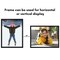 Americanflat Poster Frame - Perfect Frame for Photos and Artwork - Large Picture Frame - Polished Plexiglass - Hanging Hardware with Horizontal and Vertical Display
